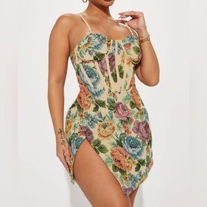 Fashion Nova corset mini dress